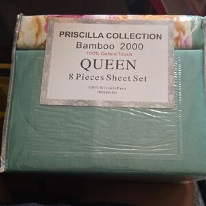 Bamboo 2000 Queen Sheet Set - Green